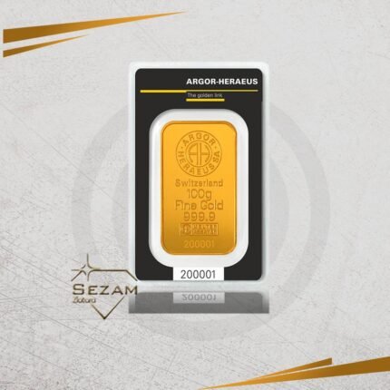 Zlatna poluga 100g – ARGOR HERAEUS