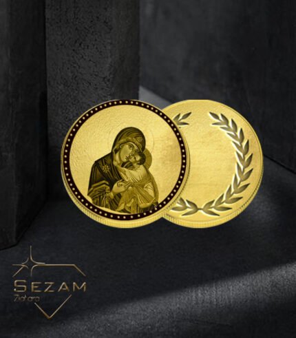 Foto zlatnik - Bogorodica