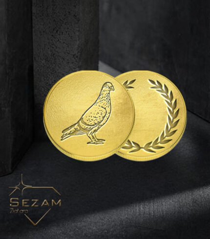 Gravirani zlatnik - Ptica