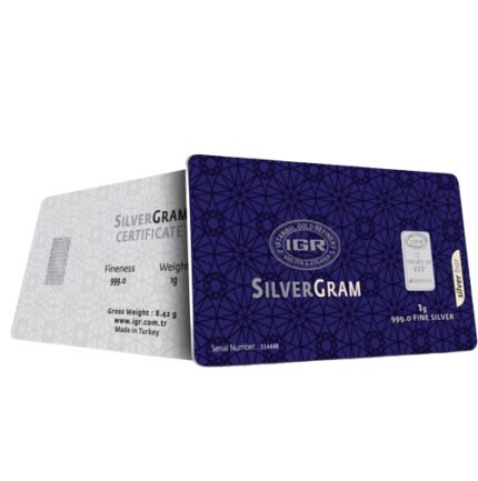 Srebrna poluga‏‏‎ ‎‏‏‎‏1g