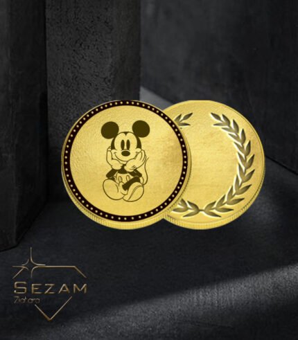 Foto zlatnik - Miki Maus