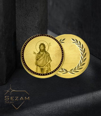 Foto zlatnik - Sveti Jovan Krstitelj