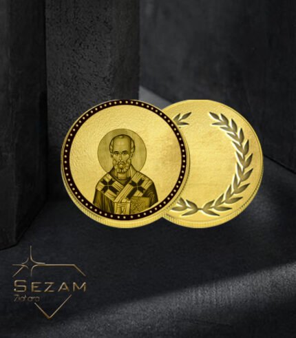 Foto zlatnik - Sveti Nikola