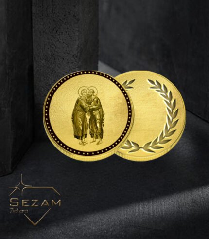 Foto zlatnik - Sveti Petar i Pavle