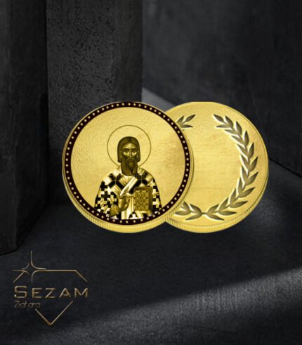 Foto zlatnik - Sveti Sava