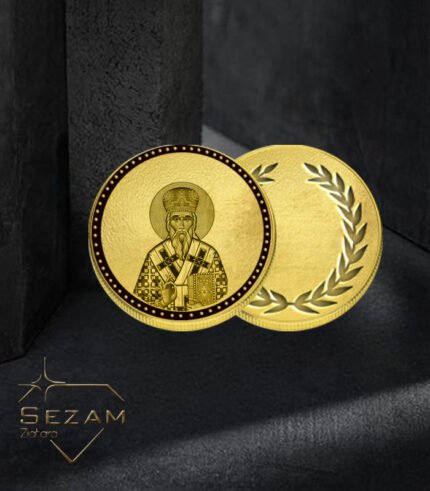 Foto zlatnik - Sveti Vasilije Ostroški