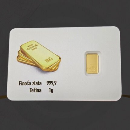 Zlatni gram – klasična bela kartica