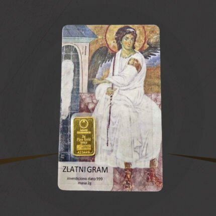 Zlatni gram – kartica sa motivom Belog Andjela