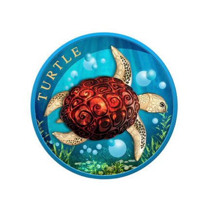 Srebrni novčić 1 unca– Kornjača