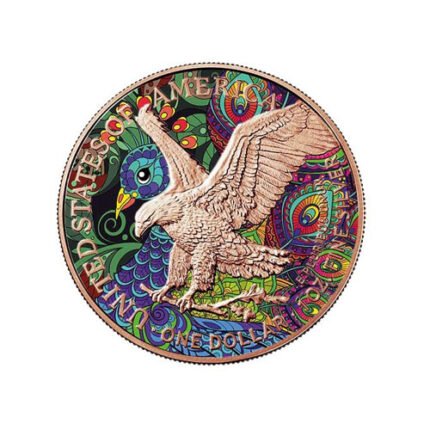 Srebrni novčić 1 unca – Američki orao Paun