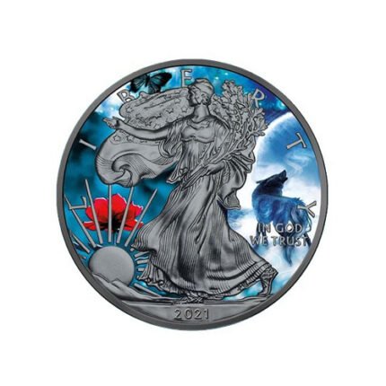 Srebrni novčić 1 unca – Američki orao Vuk