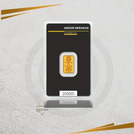 Zlatna poluga 1g – ARGOR HERAEUS