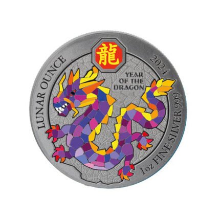 Srebrni novčić 1 unca – Godina Zmaja 2024